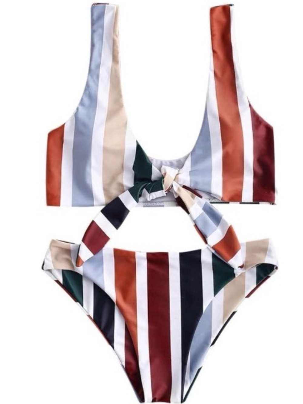 🌵Zaful Women’s Striped Print Bikini Set🌵